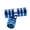 Blue, variant on Nonslip Mountain Bike Pedals Foot Pegs Set Of 2 Crafted From Aluminum Alloy Suitable For Smooth And Stable Rides