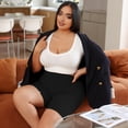 thumbnail image 6 of INNERSY Women's Plus Size Cotton Boyshorts Anti-Chafing 3-Pack(4XL,Black), 6 of 9