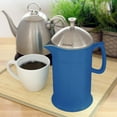 thumbnail image 3 of Chantal Blue Cove Ceramic French Press with Stainless Steel Plunger and Lid, 3 of 5