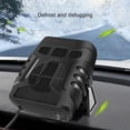 thumbnail image 3 of Calentador de coche eléctrico, ventilador de descongelación portátil, ventilador de calefacción rápida para coche eléctrico, desempañador Universal, secador de coche, accesorios interiores de 12V/24V seitruly VI001627-02B, 3 of 6