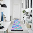 thumbnail image 4 of Yayeee Runner Rug for Bedroom 2'x6' Machine Washable Hallway Non Slip Mat, Neon Starfish Pattern, 4 of 8