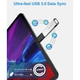 thumbnail image 4 of Adaptador USB C macho a USB 3.0 hembra, paquete de 3, convertidor Thunderbolt 3 tipo C OTG para MacBook Pro 2022, iPad Mini 6 Air 4 5 generación, Surface Go, Microsoft Galaxy Note S23 23 S20 S22 Plus Ultra Excelente Rendimiento, 4 of 5