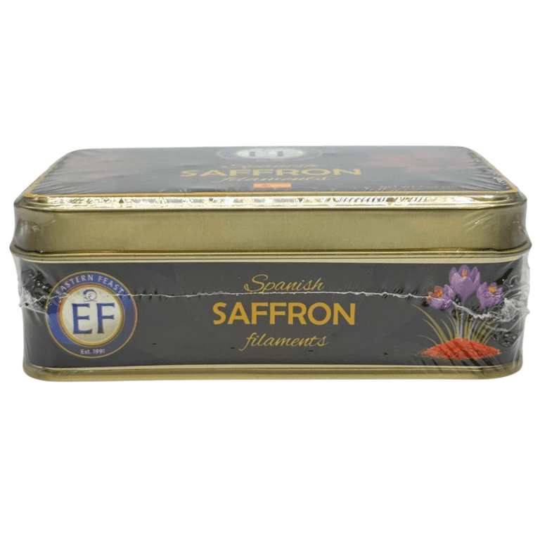Eastern Feast - Premium Selected Saffron Filaments, (1 oz) Tin
