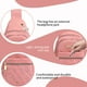 thumbnail image 4 of Bolsa de Viaje para El Pecho, Impermeable, para Hombre y Mujer, con Bolsillo Oculto Antirrobo, Puerto de Carga Usb, Correa de Hombro Transpirable, Ideal para Ciclismo, Senderismo y Fitness, P-Ink, 30, 4 of 7