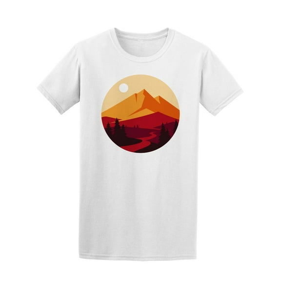 Beautiful Mountain Landscape Tee Men's -Image by Shutterstock