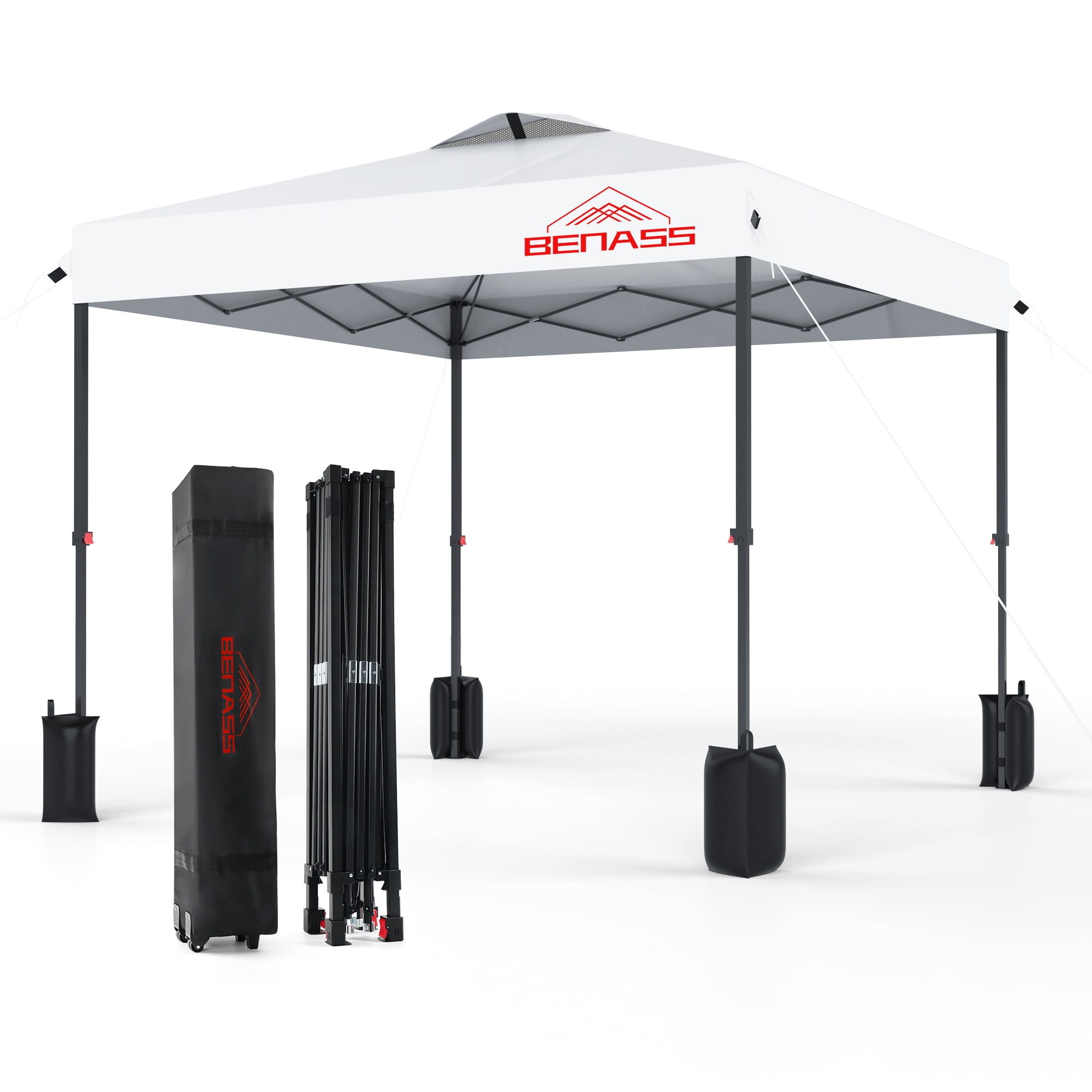 Coleman 10' x 10' Instant Straight Leg Canopy Gazebo with Added