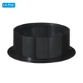 thumbnail image 3 of Uxcell Duct Connector Flange 6 Inch Straight Pipe Exhaust Flange ABS Plastic Duct Mounting Plate Black 4 Pack, 3 of 5