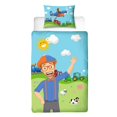 thumbnail image 1 of Blippi Digger Adventure And Farm Fun Reversible Duvet Set, 1 of 7