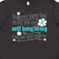 thumbnail image 4 of Inktastic Ovarian Cancer Being Strong Youth T-Shirt, 4 of 5