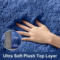 thumbnail image 5 of GPED Fluffy Area Rug,6x9 ft Soft Shaggy Rugs Fluffy Carpets, Non-Skid Plush Area Rugs for Living Room Bedroom Decor（Blue）, 5 of 7