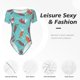 thumbnail image 4 of Balery Sea Otters Family In Blue Water Body de cuello redondo de manga corta para mujer Tops de manga corta Tops básicos-XX-Large, 4 of 7