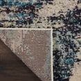 thumbnail image 4 of Nourison Celestial Abstract Ivory/Teal Blue 6' x 9' Area Rug, (6x9), 4 of 8