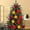 E, variant on 6cm 12pc Flocking Christmas Tree Ornaments, Wenini DIY Christmas Decoration Pendant Set for Holiday Party, Festive Tree Decorations with Storage Box for Home Office Gift