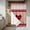 Multicolor, variant on Red Pink Love,No Hook Shower Curtain Waterproof,Bathroom Curtains with Snap in Liners and See Through Top Window,Valentine's Day Saint Heart Retro Plaid Hotel Style Bathtub Curtains Shower 36"Wx72"L
