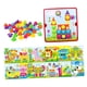 thumbnail image 5 of Juguete a juego de colores, tableros de clavijas de mosaico, actividades de juego, manualidades, 46 botones y 12 imágenes con clavijas para niños de Estilo C CUTICAT Tablero de mosaico, 5 of 8