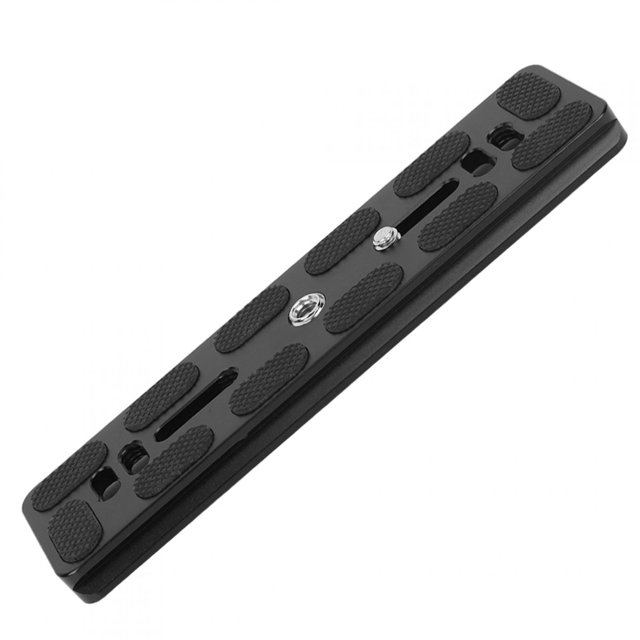 Aluminium Alloy Quick Release Plate with 1/4in Screw for Arca Mount Ballhead, Non Slip Rubber Pads