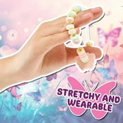 50 Butterfly Candy Bracelets, Novelty Pastel Candy Bracelets with Butterfly Charm, Cute Individually Wrapped Butterfly Party Favors, by 4YoreElves