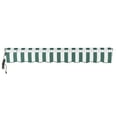 thumbnail image 5 of Awntech 18 Ft Maui Left Motorized Heavy Duty Patio Retractable Awning (216in x 9.25in x 120in), Forest/White Stripe, 5 of 8