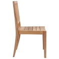 thumbnail image 5 of Belmont Home Copley Modern 17.25" Teak Wood Dining Chair in Natural (Set of 2), 5 of 11