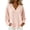 Pink, variant on Women'S Casual V Neck Long Sleeve Pullover Loose Fit Solid Color Womens Tshirt Basic Comfort Top S