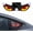 Yellow-Red, variant on Solar Powered LED Eyes Window Light, Suction Cup, 5 Modes, for Car Windshield and Rear Window