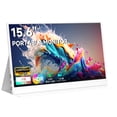 thumbnail image 1 of AYY Portable Monitor 15.6inch 1080P FHD - USB-C/HDMI Computer Display, HDR IPS Gaming Monitor Compatible with Laptop PC MAC Phone PS4 Xbox Switch, w/, 1 of 8