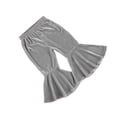 thumbnail image 6 of Seyurigaoka Kids Baby Girls Velvet Bell-Bottoms Long Flared Trousers Casual Elastic Waist Pants, 6 of 7