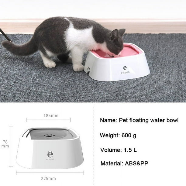 Dog Drinking Water Bowl Floating Non Wetting Mouth Cat Bowl Without Spill Drinking Water Dispenser Plastic Anti Over Dog Bowl B Green Walmart