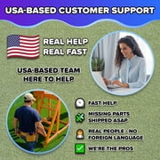 Sportspower My 1st Toddler Swing Indoor & Outdoor Backyard Play Structure with Safety Harness & Foldable Frame for 9-36 Months