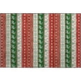 thumbnail image 2 of Addison Rugs Mayfield Premium Machine Washable Transitional Holiday Red Rectangle Rug, 1'8" x 2'6", 2 of 6