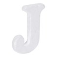 thumbnail image 1 of Unique Bargains Foam Letters J Letter EPS White Polystyrene Letter Foam 100mm/4 Inch for Crafts, Wedding, Party Decoration, 1 of 1