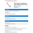 thumbnail image 2 of Brake Pad Sensor - Compatible with 2008 - 2020 Mercedes-Benz S63 AMG 2009 2010 2011 2012 2013 2014 2015 2016 2017 2018 2019, 2 of 2