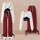 thumbnail image 1 of Spring/Summer Set Women's Korean Loose Design Casual Top+suspender+work Wide Leg Pants Three Piece Set Trendy, 1 of 5