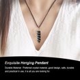 thumbnail image 2 of yingyy Wire Wrapped Charm Hanging Pendant Colorful Exquisite Crystal Crafting Necklace Keychains Earrings Accessories Black 1Set, 2 of 6