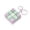purpleB, variant on Keyboard Clicker Fidget Keychain, Mini Clicky Desk Fidget Toy for Stress Relief & Focus, One-Hand 9-Key Row, Assorted Pastel Colors