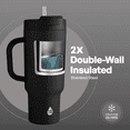 thumbnail image 6 of TAL Stainless Steel Hudson Tumbler with Straw 40 fl oz, Black, 6 of 12