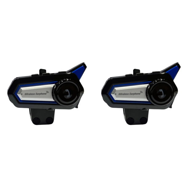 Motocicleta Auricular Manos Libres Compatible Con Dientes 5 0 Control Voz BT31 Azul
