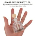 thumbnail image 2 of EXHUMKY 3Pcs Diffuser Glass Bottle 7X5.2Cm 50Ml for Aromatherapy in Living Room, 2 of 8