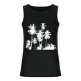 thumbnail image 5 of Mens Big and Tall Summer Stringer Tank Tops Hawaiian Vacation Beach Tanks Trendy Sleeveless Breathable Muscle Shirts Lightweight Comfy Crewneck Undershirt, 5 of 6
