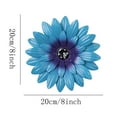 thumbnail image 6 of Homerr Metal Flower Wall Art Garden Wall Decor Handmade Multicolored Metal Sunflower Wall Decor Flower Art for Garden Home Outdoor Hanging Decoration, 6 of 7