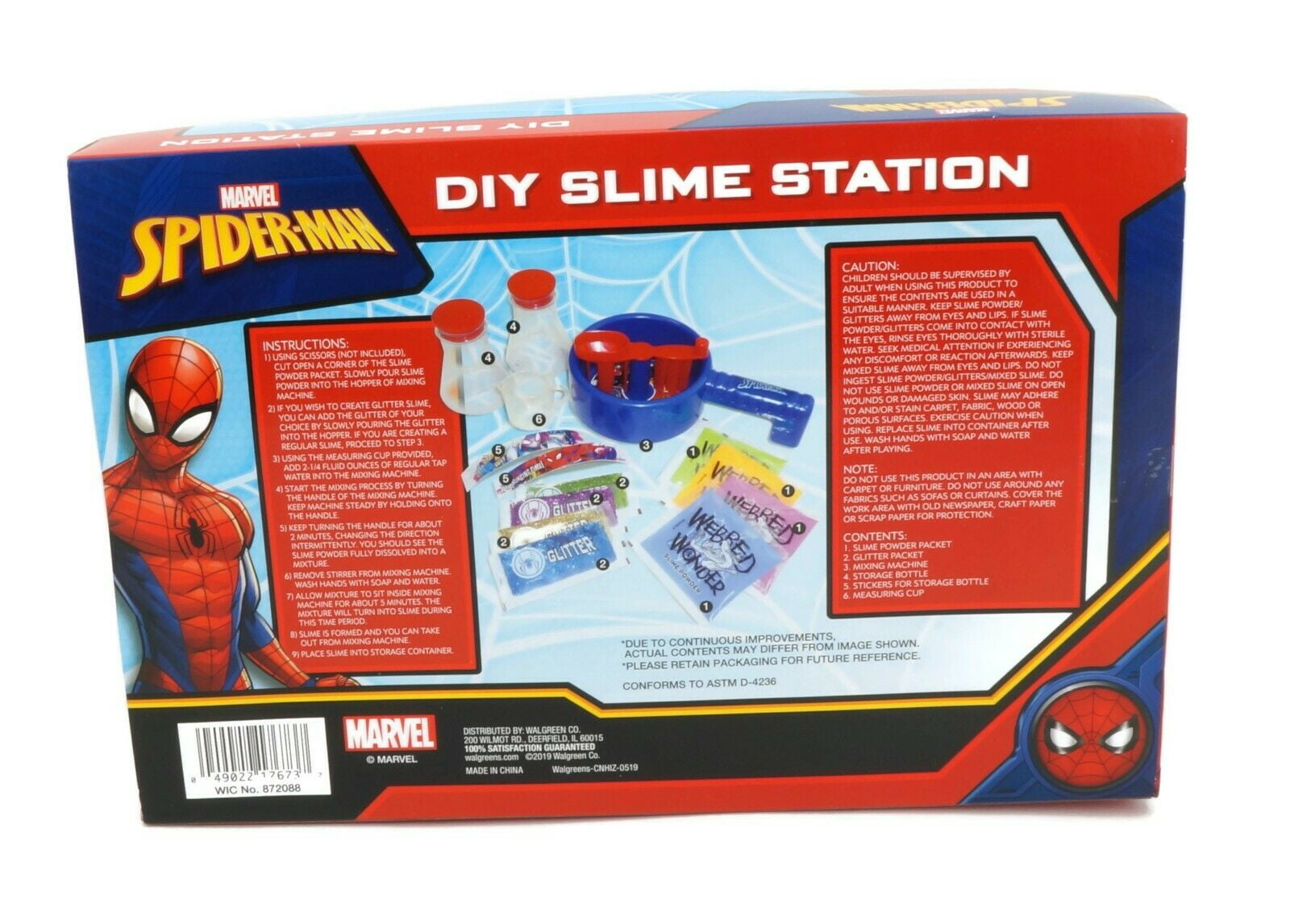 spider man slime toy