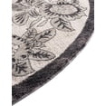 thumbnail image 6 of Unique Loom Eco Traditional Collection Area Rug - Salvage (3' 3" Round Ivory/Black), 6 of 7