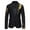 Black, variant on Toimothcn Men's Sports Blazers Autumn Winter Casual Slim Fit Suit Jacket Gold Floral Embroidery Business Lapel Two Button Warm Blazer Comfy Men's Clothing