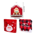 thumbnail image 3 of Inteprter Funda trasera para silla de Navidad, funda protectora impresa de doble cara para habitación familiar, restaurante, cocina, Hotel, fiesta, Kits de decoración para fiestas Tipo3 Inteprter HA070278-03, 3 of 5