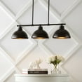 thumbnail image 6 of JONATHAN Y Asher 36" 3-Light Industrial Farmhouse Iron Linear LED Pendant, Oil Rubbed Bronze, 6 of 9