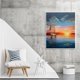 thumbnail image 5 of Cuadros Decorativos Kit de pintura al óleo por números de puesta de sol de mar imagen de dibujo DIY para adultos decoración del hogar JShteea Nuevos Originales, 5 of 8