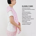 thumbnail image 3 of Waterproof Adult Bibs, Clothing Protector With Bottom Food Pocket, Foldable Elderly Bibs, Reusable Clothing Protector For Elderly, 3 of 8