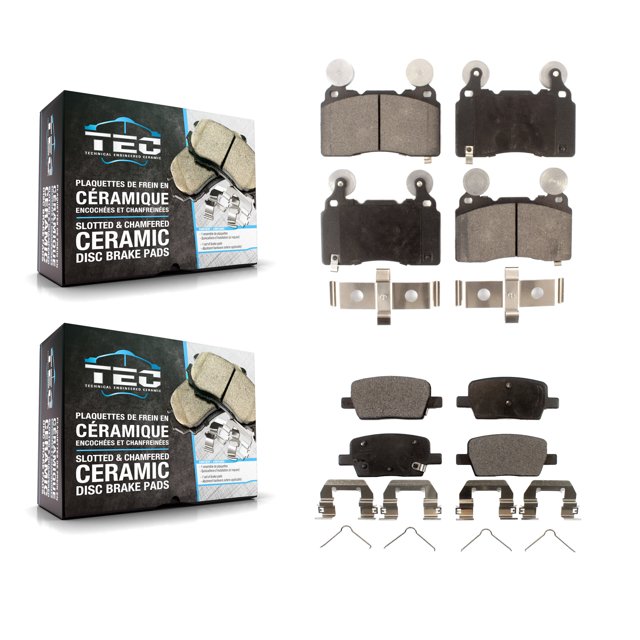 TEC Front Rear Ceramic Brake Pads Kit for Car Cadillac CT6 KTC-100220