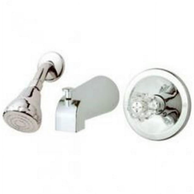Homewerks Worldwide 210518 Robinet Combiné à Pointe de Laurier, Chrome