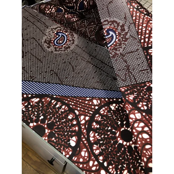 Ankara Paisley | African Fabric By The Yard, 100% Cotton